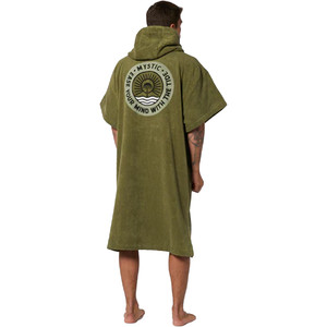 2023 Mystic Velours Artworks Changing Robe / Poncho 35018.220277 - Olive Green